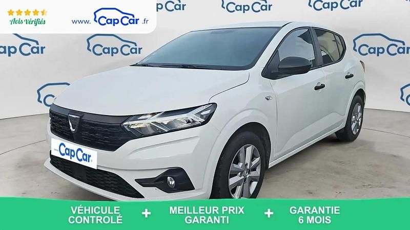 Blanc Occasion 2021 Dacia Sandero Essentiel Citadine | 7 900 € (Bon prix) - Image 1/4