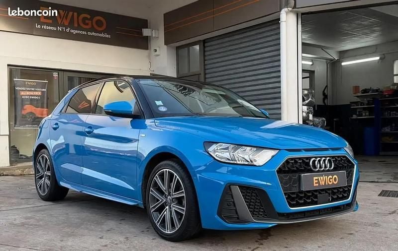 Bleu Occasion 2020 Audi A1 Sportback S-Line Citadine | 20 990 € (Bon prix) - Image 1/4