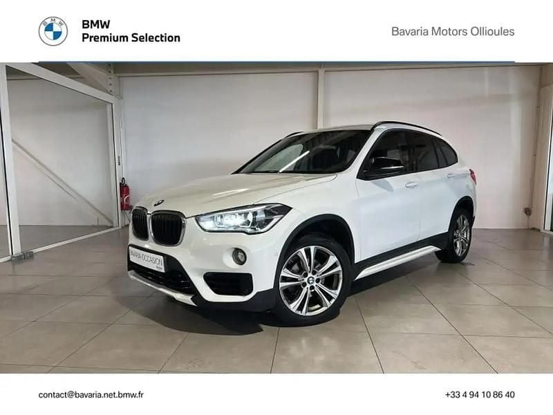 Blanc Occasion 2018 BMW X1 Sport Line SUV | 21 790 € (Prix assez cher) - Image 1/4