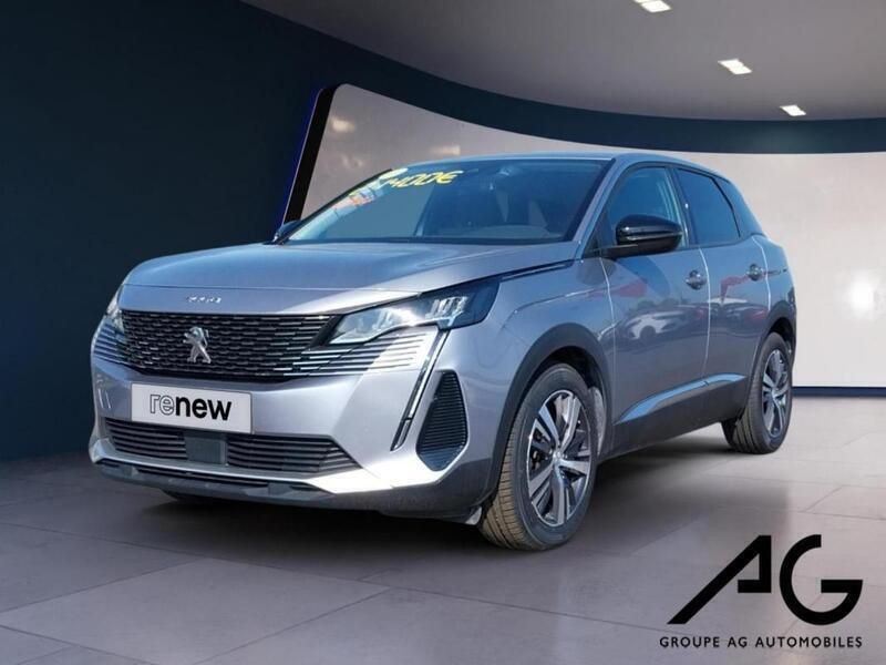 Gris Utilisé 2022 Peugeot 3008 Allure SUV | 21 690 € (Prix juste) - Image 1/3