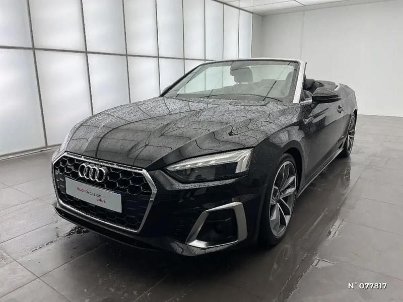 Noir Occasion 2022 Audi A5 Advanced Cabriolet | 46 990 € (Prix assez cher) - Image 1/4