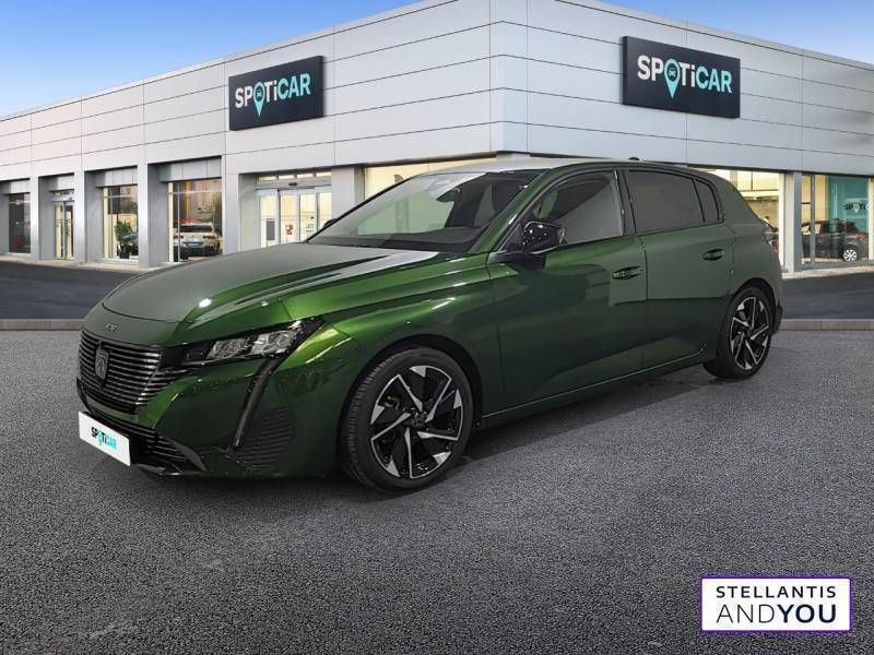 Vert Utilisé 2022 Peugeot 308 Allure Berline | 17 990 € (Prix juste) - Image 1/3