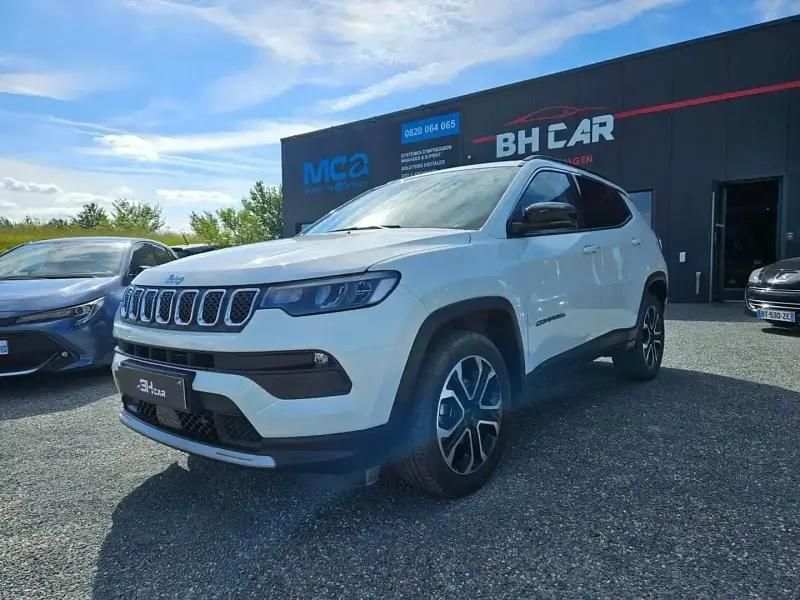Blanc Utilisé 2023 Jeep Compass Limited SUV | 24 900 € (Bon prix) - Image 1/4
