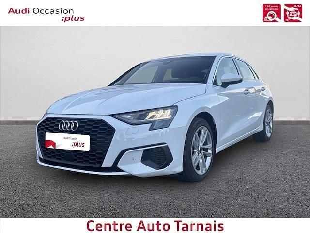 Blanc ibis Utilisé 2023 Audi A3 Design | 27 389 € (Super prix) - Image 1/4