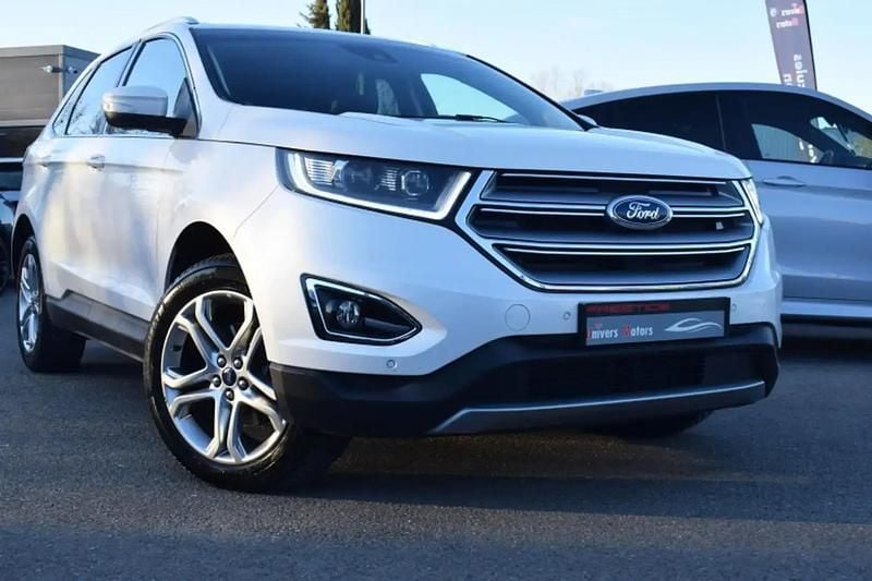 Blanc Occasion 2017 Ford Edge Titanium SUV | 15 900 € (Super prix) - Image 1/4