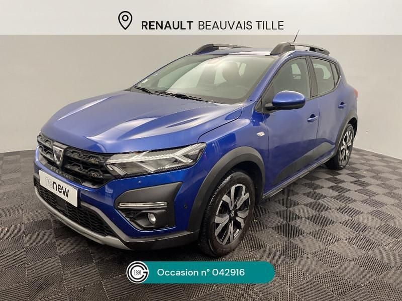 Bleu Occasion 2022 Dacia Sandero Comfort Citadine | 11 990 € (Bon prix) - Image 1/4