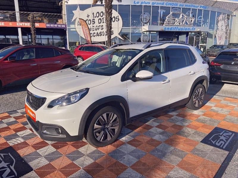 Blanc nacré Occasion 2018 Peugeot 2008 Allure SUV | 9 480 € (Prix juste) - Image 1/4