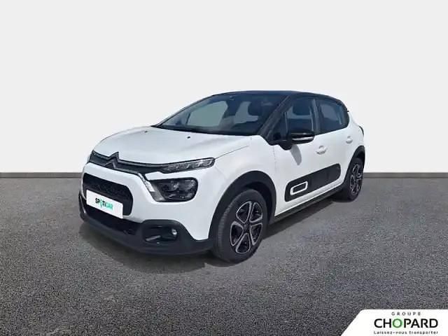 Blanc Utilisé 2022 Citroën C3 Shine Citadine | 9 999 € (Prix juste) - Image 1/4