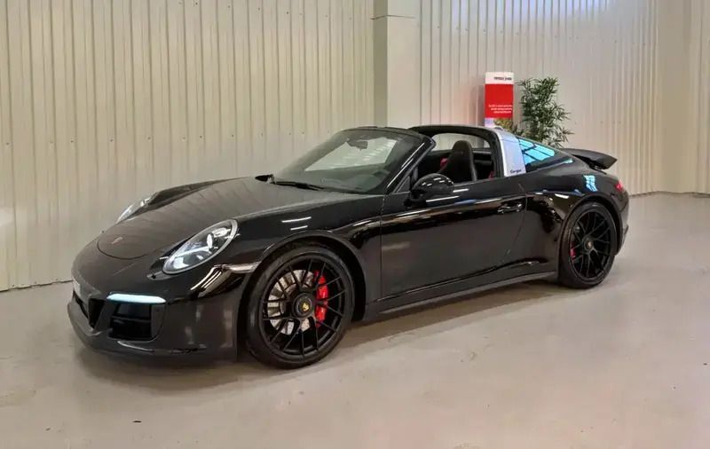 Noir Utilisé 2017 Porsche 911 Targa 4 Cabriolet | 148 500 € (Bon prix) - Image 1/4