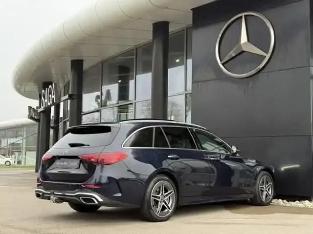 Occasion Mercedes C300e AMG line 2022 Bleu foncé Break