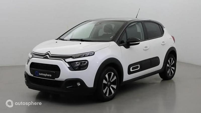 Blanc Occasion 2023 Citroën C3 PureTech Citadine | 12 499 € (Prix juste) - Image 1/4
