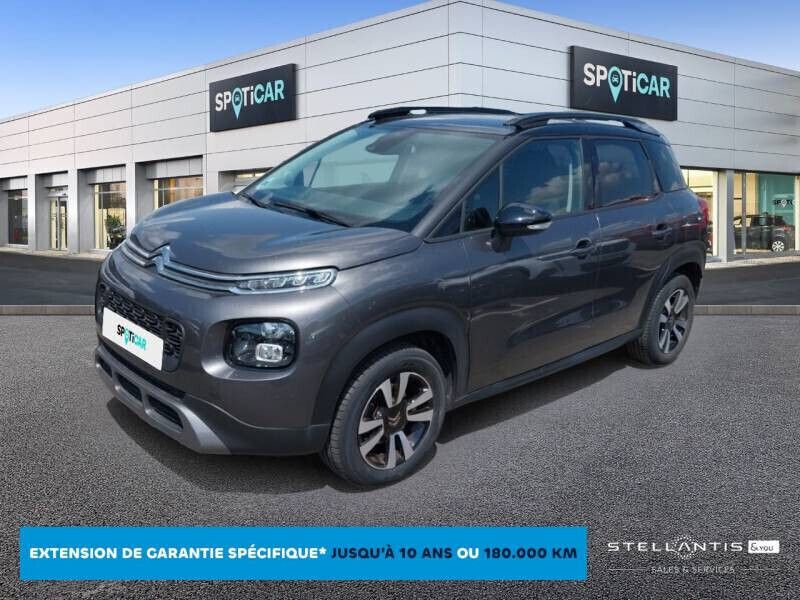 Gris Utilisé 2021 Citroën C3 Aircross PureTech SUV | 15 790 € (Prix juste) - Image 1/4
