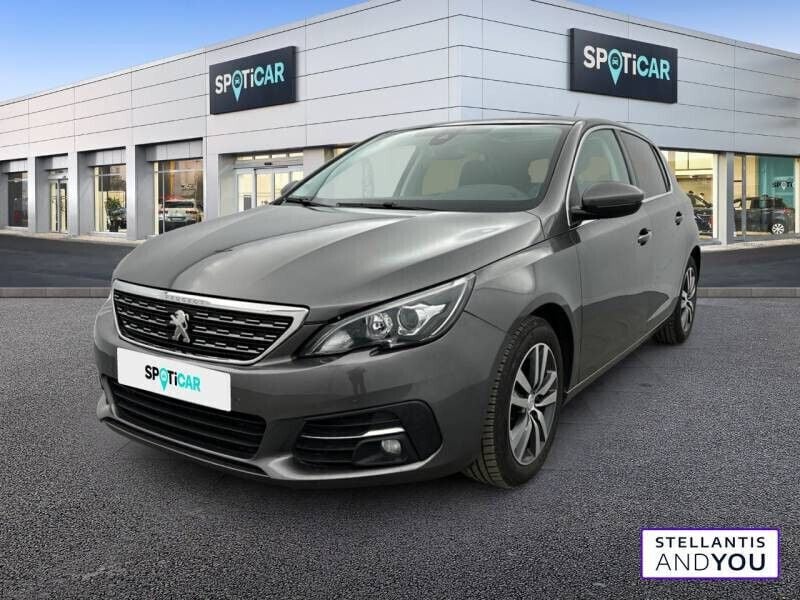 Gris Utilisé 2019 Peugeot 308 Allure Berline | 10 790 € (Super prix) - Image 1/4
