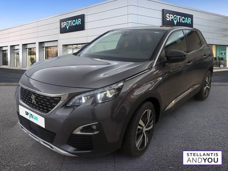 Gris Utilisé 2019 Peugeot 3008 GT-line | 15 790 € (Prix juste) - Image 1/4
