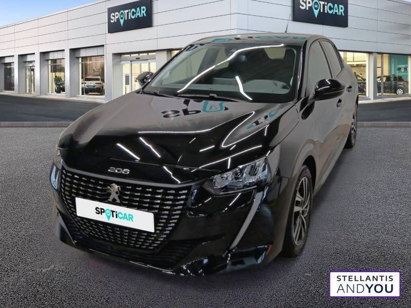 Noir Utilisé 2023 Peugeot 208 Allure Citadine | 17 990 € (Prix juste) - Image 1/3