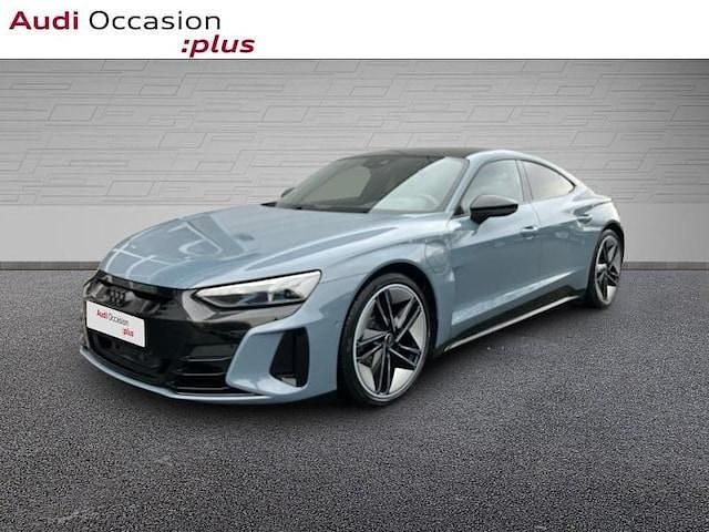 Gris kemora métallisé Occasion 2022 Audi e-tron GT quattro Sport Berline | 61 990 € (Prix assez cher) - Image 1/4