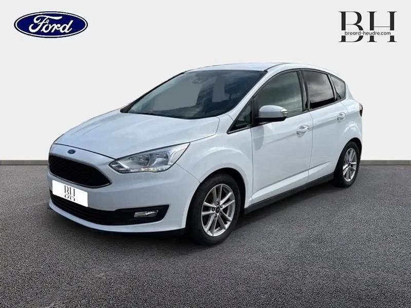 Blanc Utilisé 2019 Ford C-MAX Trend Monospace | 13 980 € (Prix juste) - Image 1/4
