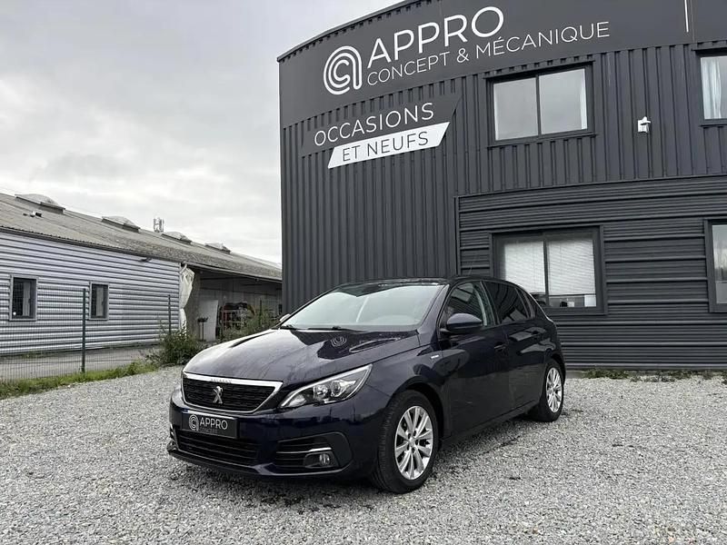 Bleu Occasion 2018 Peugeot 308 Style Berline | 10 990 € (Prix juste) - Image 1/4