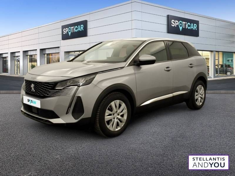 Gris Utilisé 2021 Peugeot 3008 Business-Line | 16 790 € (Bon prix) - Image 1/3