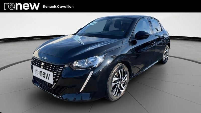 Noir Utilisé 2019 Peugeot 208 Allure Citadine | 11 990 € (Prix juste) - Image 1/4