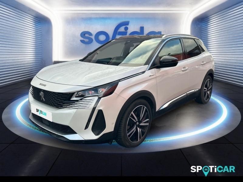Blanc Utilisé 2021 Peugeot 3008 GT SUV | 25 290 € (Prix juste) - Image 1/3