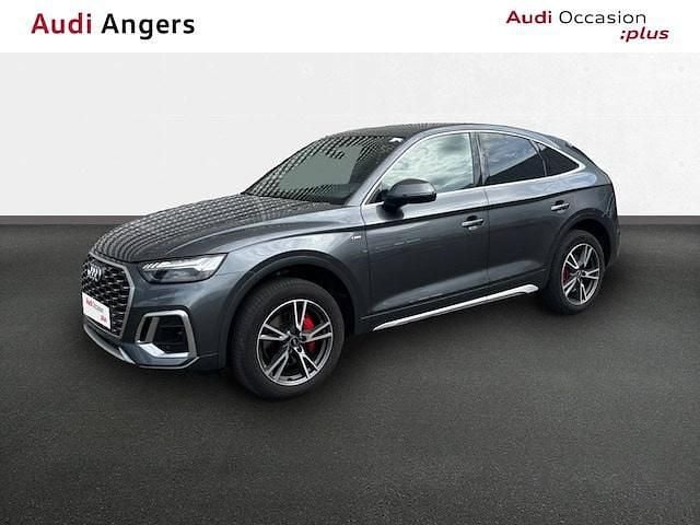 Gris daytona nacré Utilisé 2021 Audi Q5 Sportback S-Line SUV | 44 990 € (Prix juste) - Image 1/4