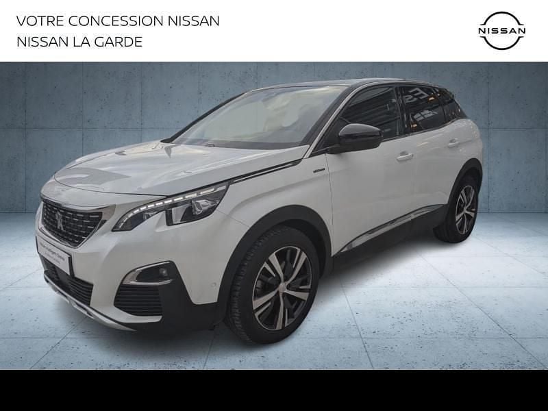 Blanc nacré (s) Occasion 2020 Peugeot 3008 GT-line SUV | 19 990 € (Bon prix) - Image 1/4