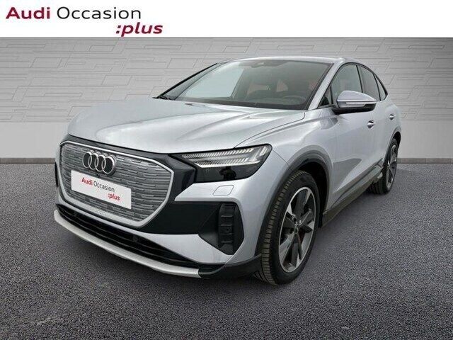 Argent fleuret métallisé Utilisé 2022 Audi Q4 Sportback e-tron Edition .1 SUV | 44 590 € (Prix juste) - Image 1/4