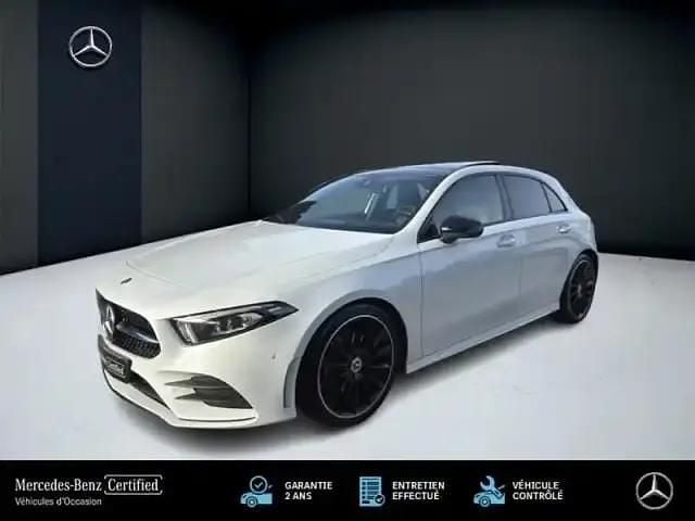 Blanc Occasion 2022 Mercedes A220 AMG line Berline | 33 490 € - Image 1/4