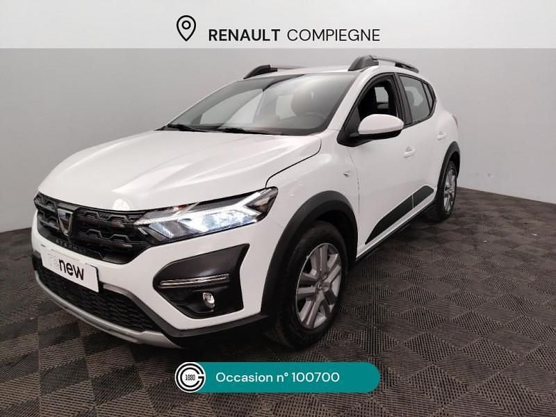 Blanc Utilisé 2022 Dacia Sandero Comfort Citadine | 14 490 € (Prix juste) - Image 1/4