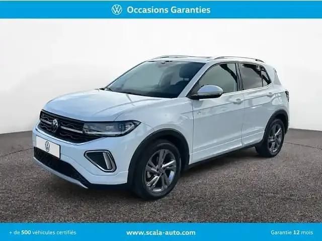 Pure white Utilisé 2024 VW T-Cross R-line SUV | 25 990 € (Prix juste) - Image 1/4