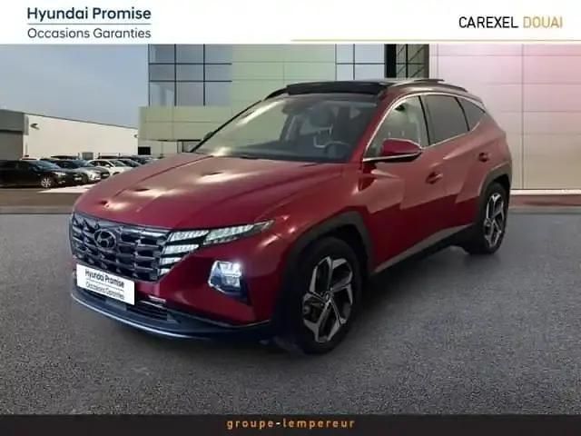 Sunset red métal Utilisé 2022 Hyundai Tucson SUV | 29 900 € (Prix juste) - Image 1/4