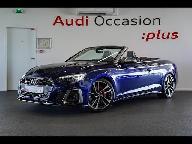 Bleu navarre métallisé Utilisé 2022 Audi S5 Cabriolet Sport Cabriolet | 65 990 € - Image 1/4