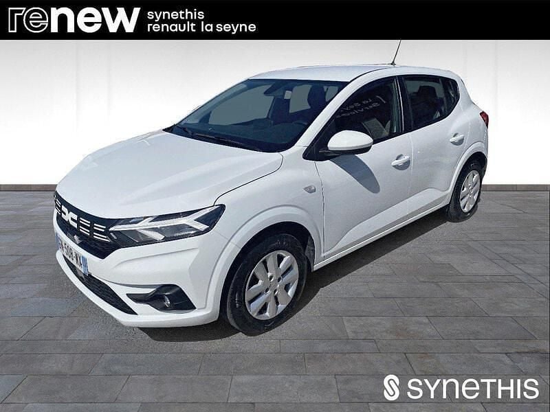 Blanc Utilisé 2023 Dacia Sandero Expression Citadine | 13 990 € (Prix juste) - Image 1/4