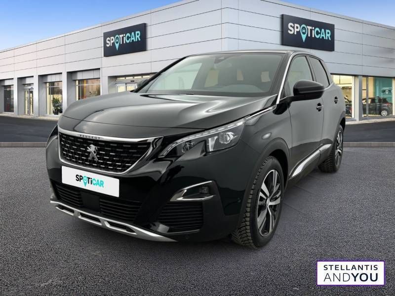 Noir Utilisé 2020 Peugeot 3008 GT-line | 17 990 € (Bon prix) - Image 1/3