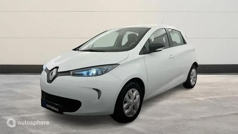 Blanc Utilisé 2019 Renault Zoe Life Citadine | 9 299 € (Prix assez cher) - Image 1/4
