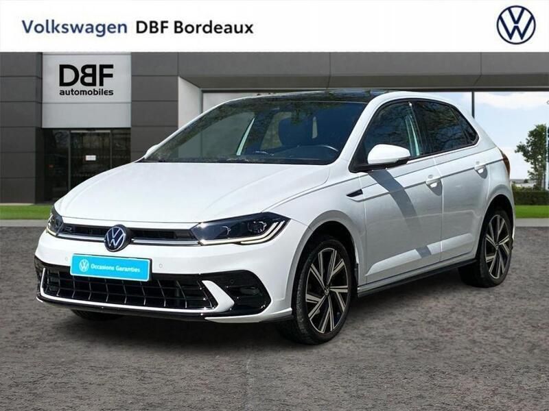 Blanc Utilisé 2022 VW Polo R-line Berline | 21 999 € (Prix assez cher) - Image 1/4