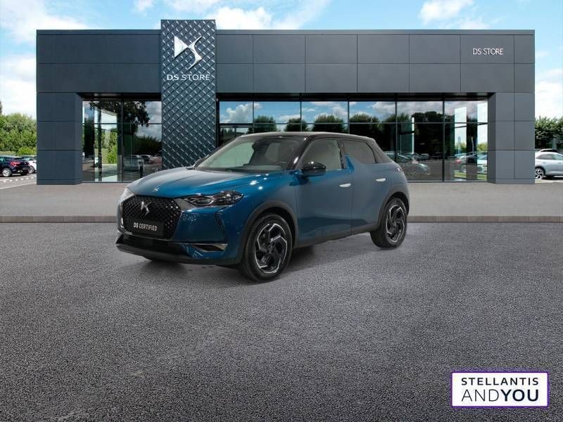 Bleu Utilisé 2021 DS Automobiles DS3 Crossback Grand Chic SUV | 19 990 € (Prix juste) - Image 1/3