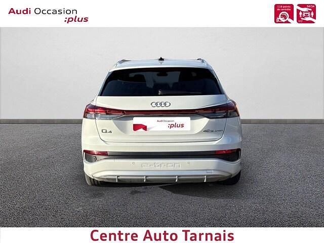 Occasion Audi Q4 e-tron S-Line 150 kW (204 ch) 2023 Blanc glacier métallisé SUV