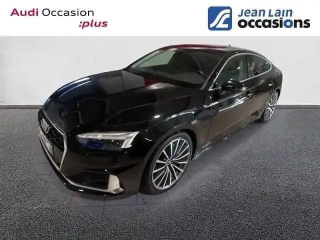 Noir mythic metallise Utilisé 2022 Audi A5 Sportback Design Citadine | 38 790 € - Image 1/4
