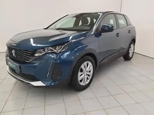 Bleu Utilisé 2021 Peugeot 3008 Active SUV | 18 989 € (Bon prix) - Image 1/4