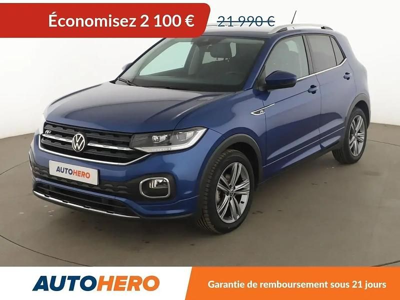 Bleu Utilisé 2021 VW T-Cross R-line SUV | 19 890 € (Prix juste) - Image 1/2