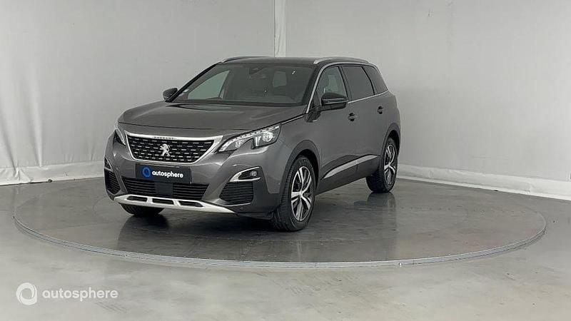 Gris Utilisé 2018 Peugeot 5008 GT-line Monospace | 20 999 € (Prix juste) - Image 1/4