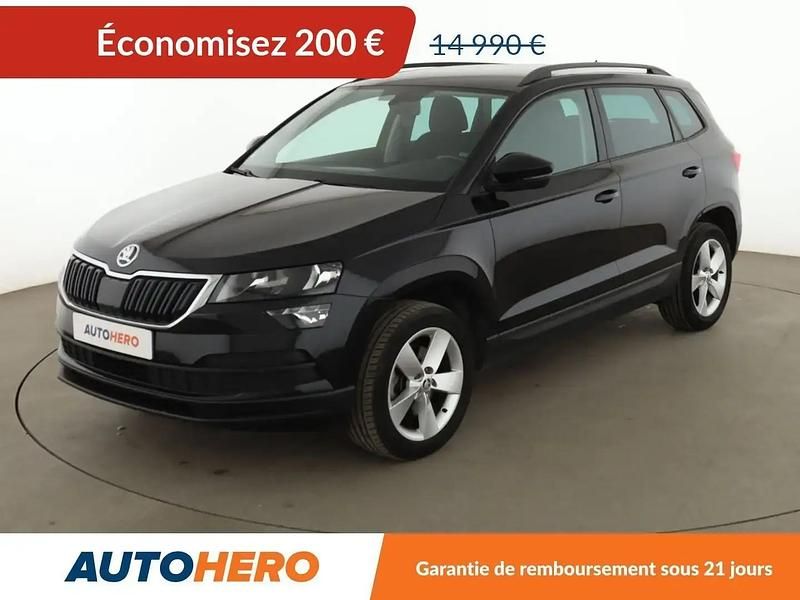 Noir Occasion 2018 Skoda Karoq Ambition SUV | 14 790 € (Prix juste) - Image 1/2