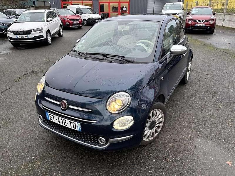 Occasion Fiat 500 Lounge 69 ch (50 kW) 2018 Bleu Berline