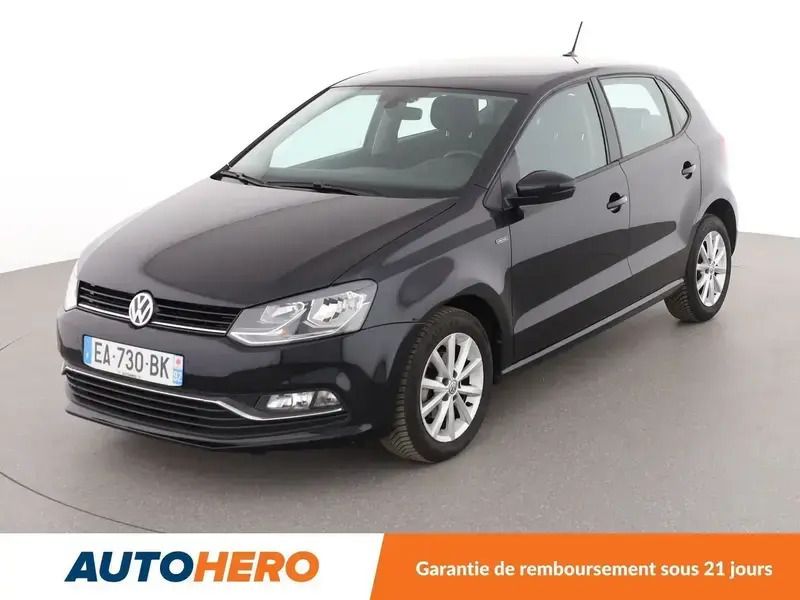 Noir Utilisé 2015 VW Polo LOUNGE Citadine | 11 690 € (Prix juste) - Image 1/2