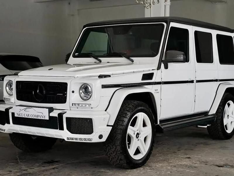 Blanc Utilisé 2016 Mercedes G63 AMG AMG SUV | 83 990 € (Prix juste) - Image 1/4