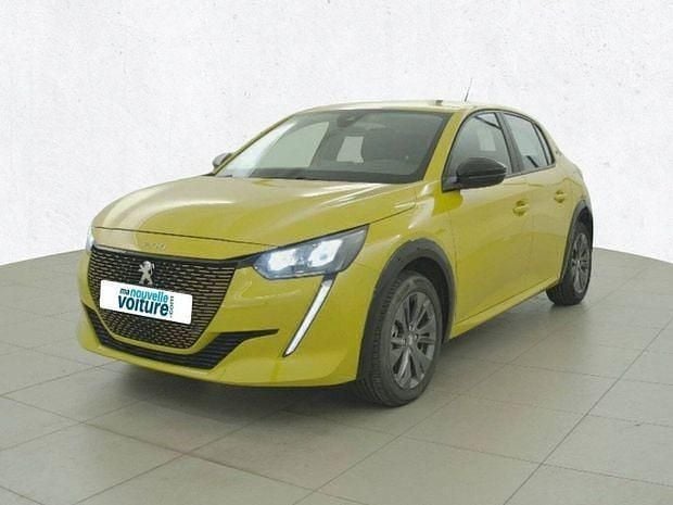 Jaune Utilisé 2022 Peugeot e-208 Active Citadine | 15 390 € (Bon prix) - Image 1/4