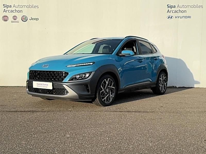 Bleu clair Occasion 2022 Hyundai Kona SUV | 21 990 € (Prix assez cher) - Image 1/4