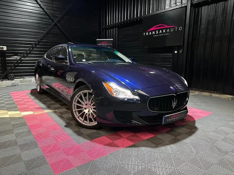 Bleu Occasion 2015 Maserati Quattroporte Berline | 29 490 € - Image 1/4